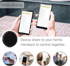 MoesGo WiFi IR Control Hub for Smart Appliances via Voice and Smart Life/Tuya App, Compatible with Amazon Echo and Google Home