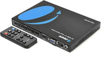 OREI Quad Multi HDMI Viewer 4 in 1 Out HDMI Switcher 4 Ports Seamless Switcher and IR Remote Support 4K @ 30Hz 1080P for PS4/PC/DVD/Security Camera, VGA Output - HDS-401MV