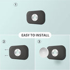 Petrichor Nest Thermostat Wall Plate - Compatible with Google Nest 2020 - Trim Kit, Cover Accessory for Easy Installation (2 Pack Charcoal)