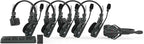 Hollyland Solidcom C1 Wireless Headset Intercom System 6-Person Full Duplex 1000ft Team Communication Group Talk Single-Ear Headset with 1 Master & 5 Remote Headsets