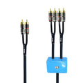 5ft Sound Channel swicher 2 male to 4 Male RCA Switch Selector 2 input 1 Output R/L Stereo Audio 1 in 2 Out Stereo Audio Splitter with Mute Button No External Power Required CD Speaker DVD Playe