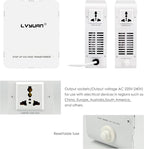 LVYUAN 2000W Voltage Transformer Step Up/Down Converter, 110V/120V to 220V/240V, Circuit Breaker Protection, 3 Year Warranty