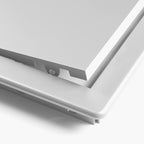 Awenta 6 x 12 Inch Access Panel for Drywall/White ABS Plastic Wall Access Door with Flap Cover/Utility Service Hatch for Plumbing, Electrical, HVAC/Easy Install Service Panel