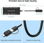 USB C USB3.0 Multi Card Reader for SD, CF, Micro SD, XD, MS Cards - 7 in 1 Adapter Hub for Windows, Mac, Linux, Android