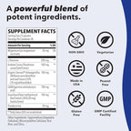 LifeSeasons Anxie-T - Stress Relief Supplement - Supports Mood & Mental Focus - Feel Calm and Relaxed - Eases Tension & Nervousness - Ashwagandha, Kava Kava, GABA & L-Theanine - 60 Capsules