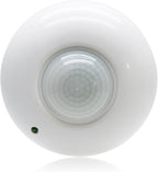 Sensky 360 Degree Ceiling Mount Occupancy Sensor, 110-240V PIR Motion Sensor Switch, High Sensitive Movement Detector Light Switch, Neutral Required(Max Detection Distance: 6 m)