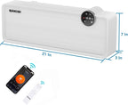 Wall Heater,SAYDSI 1500W Indoor Electric Space Heater for bedroom home room space Up to 1000 sq. ft