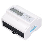 Energy Meter 3 Phase Electricity Usage Monitor LCD Display DIN Rail Mounting Power Meter 3x15A DC3x220V 380V