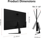 Z-Edge 27-inch Gaming Monitor QHD 2560 x 1440 2K, 180Hz Refresh Rate, 1ms MPRT, UG27QF Fast IPS Computer Monitor with Crosshair, HDMI 2.0x2, DP 1.4x2