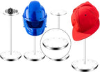 Hdkwby Acrylic Hat Display Stand 4 Pack- Thickened Base for Helmet, Wig - Multi-Use for Perfumery, Watch, Glass, Jewelry Collectibles - Home, Office, Retail, Salons, Hotels, Malls ( 11.8Inch Height)