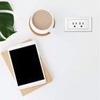 Legrand Wiremold RD2WH radiant Furniture Power Center, Recessed Power Strip, 2 Outlets, 6 Foot Cord, White