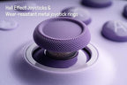 8Bitdo Ultimate 2C Hall Effect Joysticks and Hall Triggers Wired Controller for Windows PC and Android, with Remappable L4/R4 Bumpers, Turbo function & Rumble vibration (Purple)