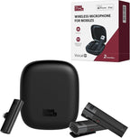 PIXEL Wireless Lavalier Microphone (MFi Certified)-2 Pack Lapel Mics Compatible with All Lightning Devices.Plug and Play,Noise Cancelling,Professional for YouTube,Vlog,Livestream & Podcasts