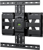 USX MOUNT Ultra Slim TV Wall Mount 37-75 Inch TVs Mount with Swivel and Tilt, Low Profile Full Motion Bracket with Articulating Dual Arms, Up to VESA 400X400 mm Max 16" Wood Studs, Holds 99lbs