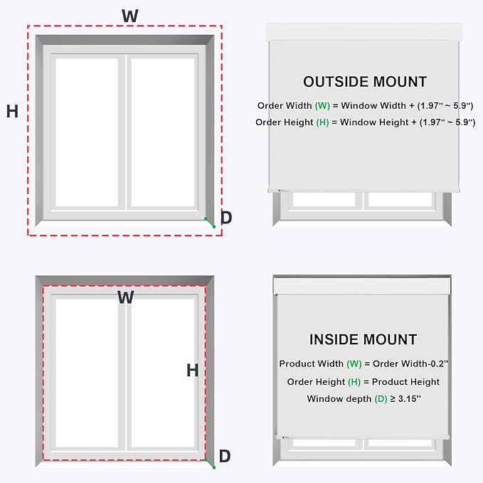 ZSTARR Motorized Smart Blind for Window,Automatic Blackout Roller Shade Compatible, with Remote Control, Child Safety Rechargeable Battery Blind with Valance,Customize (Tuxedo Colour)