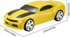 WSTER WS-592 Supercar Design Bluetooth Replica Speaker – Portable Car Model Wireless Speaker with TWS Stereo, FM Radio, LED Party Lights, USB/TF Playback, Hands-Free Calling, Microphone(Yellow)