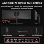 5K Monitor, Z-Edge 49 inch IPS Curved Gaming Monitor, DQHD 5120x1440 Computer Monitor,144Hz, 32:9 Ultrawide, 1ms MPRT, 400 cd/m², 10bit, UG49W HDMI*2, DP*1, USB-C, PIP/PBP, Adjustable Stand