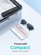 COSLUS Sonic Electric Toothbrush for Kids & Adults: 47000 VPM for Deep Cleaning & Whitening with Travel Case - 5 Modes for Sensitive Teeth & Braces, Wireless Charging, 6 Brush Heads, Pink (1PC)