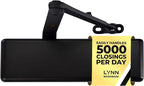 LYNN HARDWARE Extra Heavy Duty Automatic Door Closer (Matte Black) - Commercial Grade, Contractors Choice, Adjustable Speed, Delayed Closing Timer, 3 Mounting Options, 3 Hour Fire Rated (DC9016 Model)