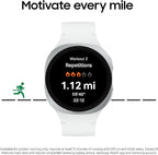 Samsung Galaxy Watch 8 (2025) 40mm LTE Smartwatch, Cushion Design, Fitness Tracker, Sleep Coaching, Running Coach, Energy Score, Heart Rate Tracking, Silver [US Version, 2 Yr Warranty]