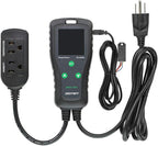 DIGITEN DHTC1011 Humidity and Temperature Controller Plug-in Thermostat Humidistat Outlet Humidity Controller Greenhouse Thermostat Cooling Heating Humidifier Dehumidifier