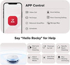 roborock Qrevo Curv Robot Vacuum and Mop, Zero-Tangling, AdaptiLift Chassis, FlexiArm Technology, Al Obstacle Recognition, 17mm Mop Lift, 18,500Pa Suction, Hot Water Mop Washing & Dock Self Cleaning