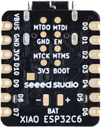 Seeed Studio XIAO ESP32C6-2.4 GHz WiFi 6, Bluetooth 5.3, Zigbee, Thread (802.15.4), ESP Rain Maker, AWS IoT, Support Microsoft Azure, Smart Home