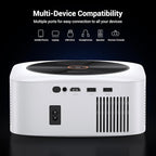 Smart 4K Decoding Projector Compatible with Netflix, 1500 ANSI Projector with WiFi and Bluetooth, Outdoor Movie Projector, Auto Focus, Dolby Sound, Built-in Apps,Portable Home Theater for Phone/PC/PS5