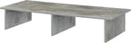 Convenience Concepts Designs2Go Wide TV Riser 42", for TVs up to 46" - Contemporary TV or Computer Riser for Living Room, Modern Office, Den, Faux Birch