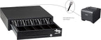 EOM-POS Hardware Bundle for Square - Cash Drawer, Mounting Brackets, Thermal Receipt Printer [Compatible with Square Stand and Square Register]