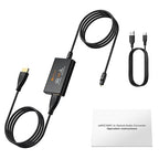 Neoteck ARC/eARC Audio Extractor, HDMI ACR Audio to Optical Extractor with Supports PCM 2.0, Dolby 5.1, DTS 5.1, 24bit/192kHz, Plug and Play, Suitable for TV, Home Cinema & Legacy Audio Systems