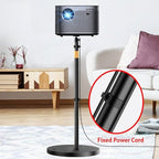 HVAYING Projector Stand, 360° Swivel, Sofa Against Wall Hidden Stand, Height Adjustable, Mini Ceiling Wall Mount Projector Mount Bracket, Compatible with Home Office Video Vlog DVR Camera