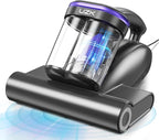 Bed Vacuum Cleaner Mattress Vacuum Cleaner,16Kpa Powerful Handheld Vacuums with UV-C Light & Double Dust Cup & High Heating & Ultrasonic & Anion for Bed Sofa