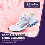 Wash Express Shoe Cleaning Kit: Shoe Washing Bag (2pcs), Mesh Laundry Bag for Shoe Dryer and Adjustable Shoe Trees (5 pc kit)