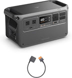DJI Power 1000 Portable Power Station, 1024Wh Power Generator with Mavic 3 Series Fast Charge Cable, LiFePO4 Cell, Fast Charging, 2200W Max Output, Content Creation, Drone Photography, Camping & RVs