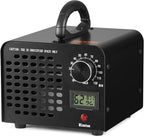 VEVOR Ozone Generator, 24000mg/h Ozone Machine, High Capacity Commercial/Industrial Ozone Generator Machine with 0-120 min Time Setting for Rooms, Cars