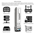 OPSTRAN 10GBASE-LRM SFP+ Optical Transceiver Module Compatible with Intel E10GSFPLRM 1310nm 220m DDM Duplex LC MMF