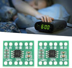 flexman 2Pcs Music Chip DIY Module, Sound Chip with Three Levels of Volume Adjustment, LED Chip Support 38 Songs for Smart Doorbell, Smart Lock, Music Toys, Tell Time Alarm Alock