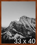Frame It Easy 33 x 40 Russet Wood Frame (Derby)