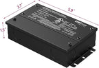 EMITEVER 30W Dimmable LED Driver, 24V Triac Dimmable Power Supply, AC to DC Transformer for LED Light, Compatible with Lutron and Leviton Dimmer, Waterproof IP67 and UL Listed, Class 2