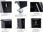 30-Device Mobile Charging Cart and Cabinet, Safety Charging Cart for iPads, Chromebooks, Tablets, Laptops