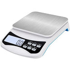 Digital Lab Scale 5000g x 0.1g LCD Display Analytical Balance Jewelry Scale with Charging Precision Electronic Scale Scientific Scale 0.1g Accuracy for Laboratory Kitchen Measurement