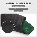 Flower Branch Pattern Cute Square Mouse pad, Texture, Waterproof, Anti Slip Rubber Base, Computer Mouse pad, Laptop Mouse pad