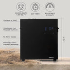 AromaTech AromaPro Bluetooth Essential Oil Diffuser for Aromatherapy Oils, Nebulizing Diffusion System, Heat-Free System for Home or Commercial Use, Covers up to 4,000 Square feet (Black)