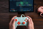 8Bitdo Ultimate 2C Hall Effect Joysticks and Hall Triggers Wired Controller for Windows PC and Android, with Remappable L4/R4 Bumpers, Turbo function & Rumble vibration (Mint)