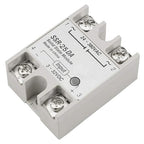 XINGYHENG 2Pcs SSR-25DA Single-Phase DC Solid State Relay Module Load 24-380VAC Controlled Module Input 3-32V DC for Industrial Automation Process
