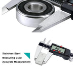 Kynup Digital Caliper, 8 Inch Micrometer Caliper Tool, Vernier Caliper with Stainless Steel Body, Large LCD Screen, Auto - Off Feature, Inch Metric Fraction Conversion (200mm)