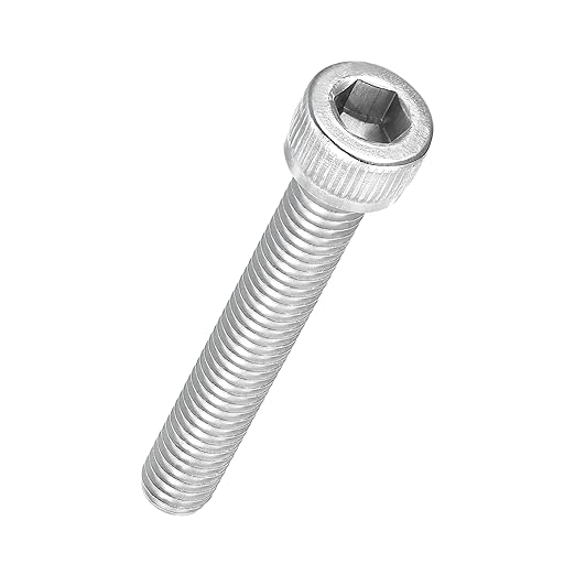 Kozelo 15pcs Socket Head Cap Screws - [M6-1 x 40mm] 304 Stainless Steel Allen Socket Drive for Electrical Motor 3D Printing Fan Engine Replacement Use, Silver