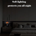 FSHVQKD Sunset Humpback Whale Night Light,Plug Into Wall for Boys Girls Bedroom Decorative Square Night Light Lamp 0.5w Sleep Friendly