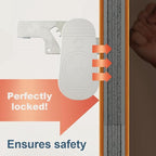 CGPLUS Security Door Stopper SEDOLI for Safe Stay, Home, Travel (Mute, Ivory)